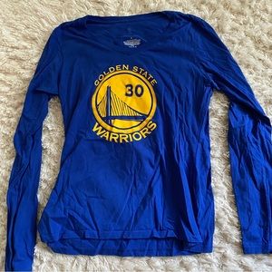 Golden State Warriors long sleeve tee number 30